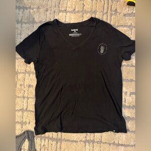 Hurley Black V-Neck T-Shirt